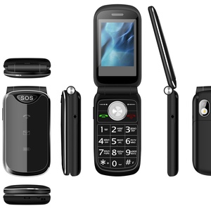 Venta Directa de Teléfono Móvil Flip 2G de 2.4 Pulgadas M3 con Función SOS, Teclado Grande, Fácil de Usar para Personas Mayores - Product Image 1