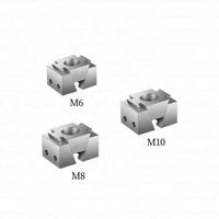 Éléments de serrage à coin de précision Smooth Jaws M6 M8 M10 M12 M14 M16 pour étau OK, mini étau OK, pinces à coin de précision modulaires individuelles