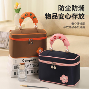 Cute Women's <b>Makeup</b> Bag Large Capacity Portable Handheld Storage Toiletry Bag Travel Waterproof - Product Image 1