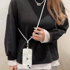 Có Thể Điều Chỉnh Điện Thoại Phổ Dây Buộc Có Thể Tháo Rời Chống-Bị Mất Vá Cổ Dây An Toàn Dây Đeo Keychain Tether Tất Cả Các Di Động Polyester Nylon - Product Image 4