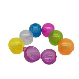 Twist balls surprise egg 65mm*68mm big empty toy machine plastic ball capsule