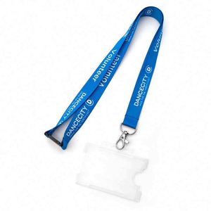 Manufacturer Custom Promotional Gift Design Your Brand Logo Neck Straps <b>Polyester</b> <b>Lanyard</b> With Card Holder - Product Image 4