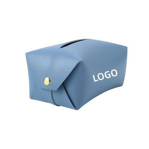 Custom Logo Modern Rectangle PU Leather Tissue <b>Box</b> Waterproof and Paper <b>Box</b> for Living Room Car Household Bathroom - Product Image 4