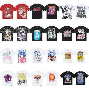 T-shirt da uomo con stampa 'THAT'S a AWFUL LOT of COUGH SYRUP', ALOCS, di alta qualità, 100% cotone, oversize, pesante, con grafica - Product Image 3