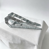 Chaîne porte-câbles en acier inoxydable TL100 de haute qualité à livraison rapide, fabricant de porte-câbles métalliques pour plateformes de forage