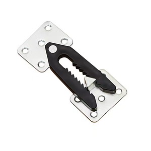 Xinjunye <b>Plastic</b> Connector Buckle Pin <b>Slide</b> AB Type Lock For Sofa Assembly Durable Black 00 Model - Product Image 1