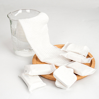 Serviettes compressées non tissées en vrac, 20 paquets, lingettes jetables écologiques pour voyage, comprimés de tissus secs compacts pour hôtel, salon, spa