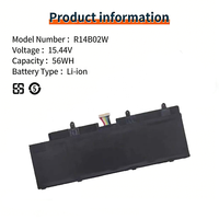 Batterie d'ordinateur portable R14B02W pour RedmiBook Pro 14 Xiaomi Mi Pro 15.4V 56WH pour RedmiBook Pro 14 XMA2006-AJ/BJ/DJB