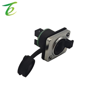 D-loại Bảng điều chỉnh RJ45 Nữ kết nối, giao diện mạng RJ45, truyền dữ liệu 8p Ethernet mạng không thấm nước ổ cắm - Product Image 3