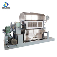 2000pcs/hr biodégradable papier Bagasse paille faisant pulpe oeuf Carton boîte plateau Machine de moulage prix de gros