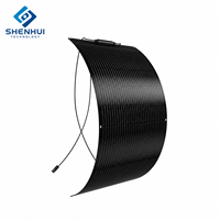 Panneaux solaires flexibles 240W monocristallins légers et pliables, module PV, fournisseur OEM en gros pour toit de camping-car, yacht, camping