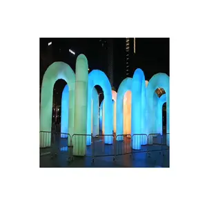 Manufacturers directly supply the sky castle arch lighting system streamer running horse flowing light arch streamer arch