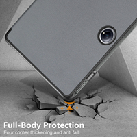 Pour Oneplus Pad Case 12.1 "à trois volets en cuir PU support arrière souple couverture de tablette pour One Plus Pad 12.1 pouces étui pliable