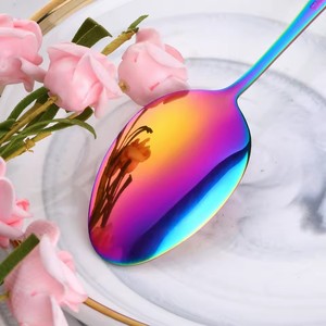 Vente en gros d'ensembles de couverts réutilisables en acier inoxydable argenté pour restaurants, personnalisables et économiques, comprenant cuillères, fourchettes et couteaux pour mariage - Product Image 4