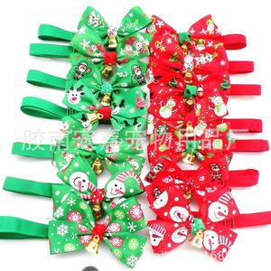 Decoraciones florales Tocado para mascotas Perro Pajarita de Navidad - Product Image 4