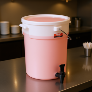 Dispensador de bebidas de plástico Vevor de 5 galones con tapa y grifo para jugo, té helado, limonada, agua, de grado comercial - Product Image 2
