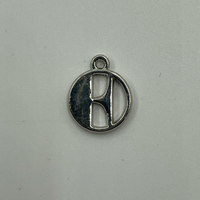 Pendentif Cercle Creux Plaqué Or, Argent et Bronze Vieilli Personnalisé Écologique pour Robes, Chapeaux et Accessoires de Sac à Main