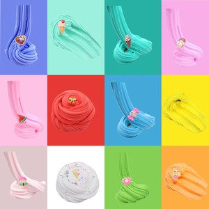 CHENXI Set de 12 Slimes de Mantequilla Personalizables con Aroma a Caramelo, Slime Esponjoso Antiestrés, Lodo de Algodón para Niños - Product Image 4