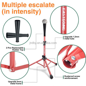 Có thể điều chỉnh Khung thép bền di động batting TEE bóng chày bóng mềm thực hành đào tạo công cụ - Product Image 3