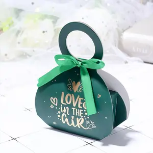 Pequeña boda Mini Favor dulce de regalo de papel de pantalla de presentación China caja de dulces