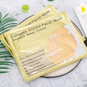 Anti-arrugas Anti-envejecimiento hidratante cosméticos coreanos <span class=keywords><strong>oro</strong></span> colágeno máscara Facial 24K - Product Image 1