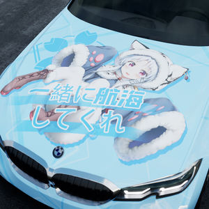 CARKOO Itasha diseño coche capó decoración pegatinas vehículo calcomanía JDM tema diseño coche vinilo pegatina para capó <span class=keywords><strong>de</strong></span> coche - Product Image 6