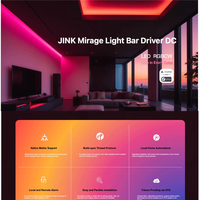 Variateur d'intensité Matter Thread Smart Home Homekit 24V LED COB RGBCW avec télécommande, connexion PWM 110V/240V/12V