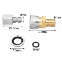 En Stock PCP Air G U N remplissage adaptateur de connexion rapide 1/8 bpsp 1/8NPT avec fiches raccord connecteur coupleur