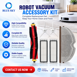 Kit di Ricambio Spazzola Principale, Spazzola Laterale, Filtro HEPA e Panno per Robot Aspirapolvere Roborock S5 S5 Max <span class=keywords><strong>S6</strong></span> S50 S51 S55 S60 - Product Image 6