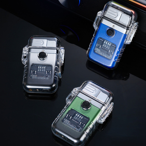 Encendedor recargable por USB, encendedor de butano recargable de Gas, impermeable, para acampar al aire libre, barbacoa, chimenea a prueba de viento, velas para encendedor de cigarrillos - Product Image 4