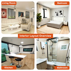 <span class=keywords><strong>Casa</strong></span> Contenedor Expandible de Techo Inclinado de Doble Ala, 2 Habitaciones, Resistente a Huracanes, Fabricante de Casas Prefabricadas Móviles, Precio Bajo y Accesible - Product Image 5