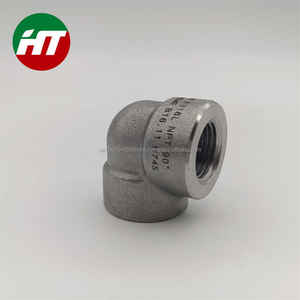 ประเดิมสำหรับอุปกรณ์ท่อ ASTM วัสดุ A182 F51 F44 F53 Sa 182 F316 2ข้อต่อเกลียวที่ข้อศอก90องศา - Product Image 1