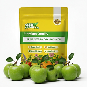Kundenspezifisch Bedruckte Granny Smith Apfelkern-PET-Verpackung Glänzende Oberfläche Langlebiger Beutel Selbstversiegelnder Verschluss Großhandel für Haus und Garten - Product Image 1