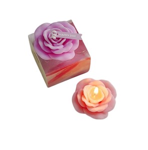 Velas Aromáticas Personalizadas al por Mayor con Forma de Rosa y Peonía, Regalo de San Valentín, Decoración Clásica para el Hogar y Bodas - Product Image 6