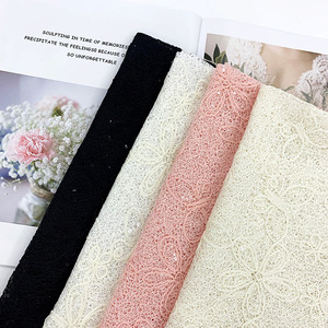 Tissu en dentelle brodée de sequins et de fleurs, élégant, vintage, de luxe, sur mesure, pour nappe, <span class=keywords><strong>voile</strong></span>, robe de fête pour femmes - Product Image 5