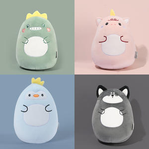 หมอนรองคอรูปตัวยูไดโนเสาร์ 28x26x14 ซม. รองรับคอแบบปรับเปลี่ยนได้สำหรับผู้ใหญ่ ดีไซน์การ์ตูนรูปสัตว์ - Product Image 4