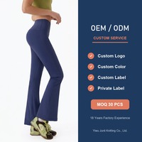 Leggings de yoga taille haute évasés coupe bootcut grande taille, effet ventre plat, extensibles dans quatre directions, respirants, légers et anti-transpiration