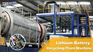 Máquina de reciclaje de batería de litio completamente automática Planta de reciclaje de baterías de litio y automóviles - Product Image 6