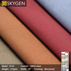 97% Cotton 3% <span class=keywords><strong>spandex</strong></span> đàn hồi quần vải cotton <span class=keywords><strong>spandex</strong></span> vải dệt cotton Elastane Twill vải cho quần - Product Image 2