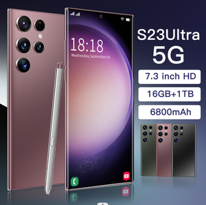 สมาร์ทโฟน <span class=keywords><strong>S23</strong></span> <span class=keywords><strong>Ultra</strong></span> ของแท้ 100% ขนาด 6.8 นิ้ว โทรศัพท์มือถือปลดล็อค ซีรีส์ <span class=keywords><strong>S23</strong></span> <span class=keywords><strong>Ultra</strong></span> โทรศัพท์ AI รองรับ 5G - Product Image 1