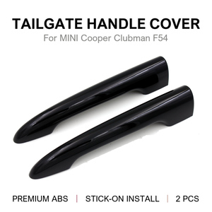 Pour MINI Cooper F54 Clubman, couvre-poignée de hayon en ABS, garniture adhésive, couleur unie, 9 couleurs, 2014-2023, Carwoman, vente en gros - Product Image 2