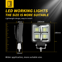 Barra de Luz LED de Aluminio DXZ de 4 Pulgadas, 72W, 9-80V, Haz de Luz Amplio para Camiones, Autobuses y Embarcaciones Todoterreno - Nuevo