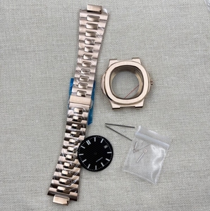 NH35 Case Rose Gold 42mm Pulsera de acero Set completo Montaje de reloj Dial Nau/Tilus Case - Product Image 3
