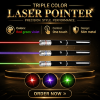 Pointeur laser vert XPL-D201G10 en aluminium de haute qualité, pile AAA, portée 500-1000 m, puissance <1 mW