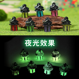 Miniature Lantern Resin <b>Plant</b> <b>Decor</b> For Succulent Pots Desktop Ornament Creative Craft - Product Image 4