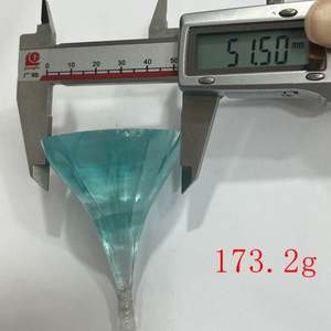 Lab Grown Paraiba YAG Yttrium Aluminio Garne Piedra preciosa Material en bruto sin cortar Piedra de Paraiba - Product Image 4