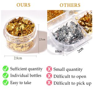 Nail Decor Métallique Feuille D'or Autocollants DIY <span class=keywords><strong>French</strong></span> Nails Charm Foil <span class=keywords><strong>Manucure</strong></span> Accessoires - Product Image 3