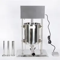 Nouvelle machine à saucisses professionnelle électrique 8L 12L 10L 15L 20L 25L 30L pour la préparation de viande et de hot-dogs avec garantie d'un an