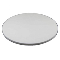 Pièces industrielles de plat en céramique d'alumine circulaire usinées par précision