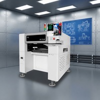 Máquina de ensamblaje de bombillas LED, modelo HW-T8SG-80F, de escritorio, para montaje SMT de chips IC, equipo SMD, montadora de chips LED